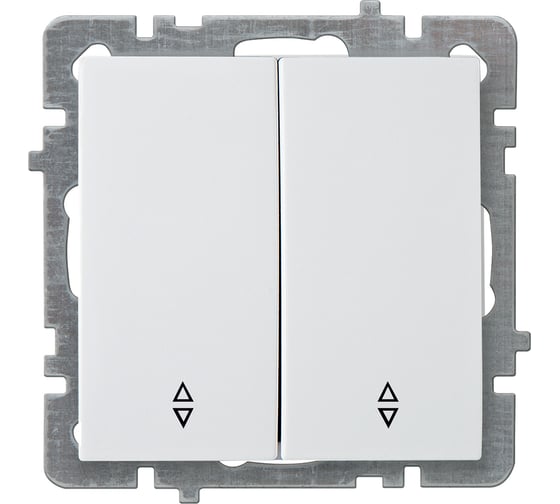 Изображение товара Выключатель Nilson 2-кл. СУ проходной , TOURAN-ALEGRA-THOR, белый 24110409