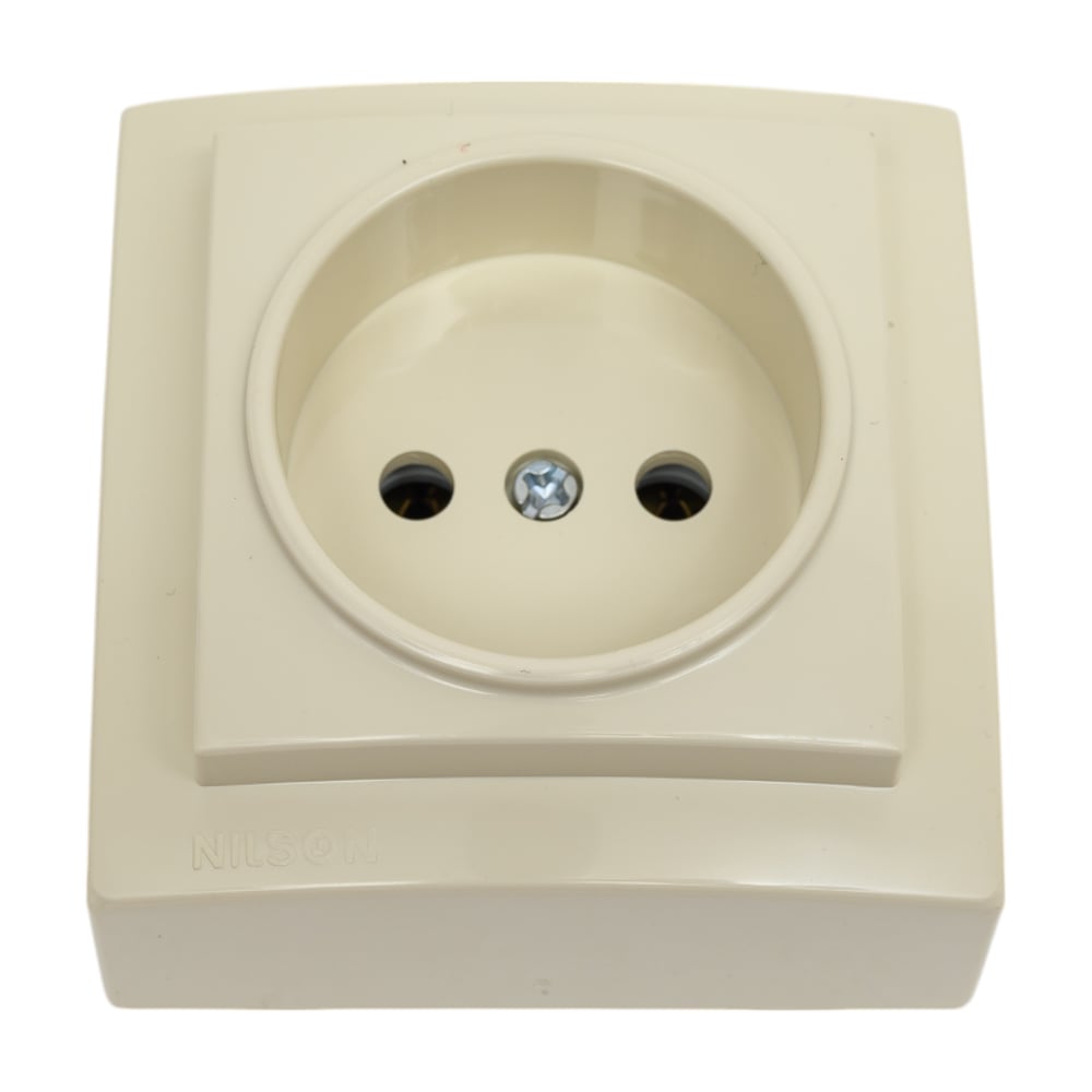 Изображение товара Розетка NILSON 1ОП крем Themis naturel перфектное решение для дома и офиса