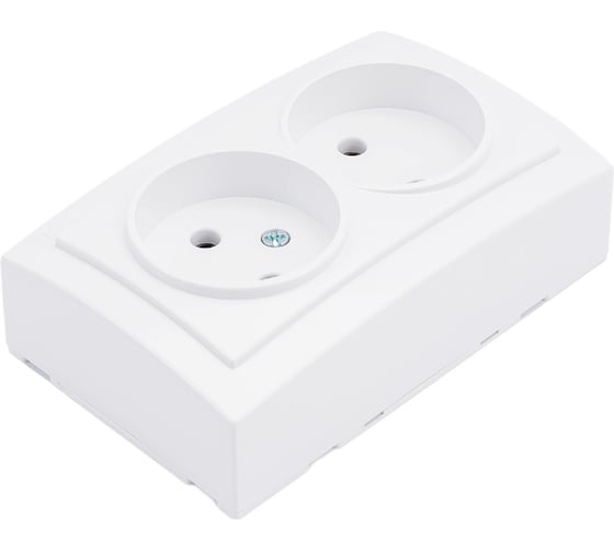 Изображение товара Розетка NILSON 2ОП белая Themis naturel 26111024