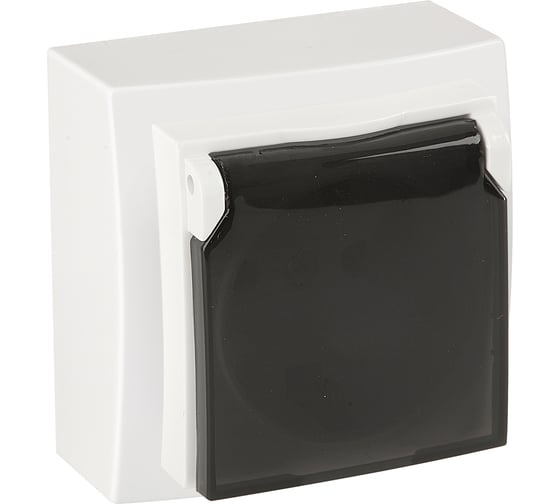 Изображение товара Розетка NILSON 1ОП з/к крышка белый Themis naturel 26111018