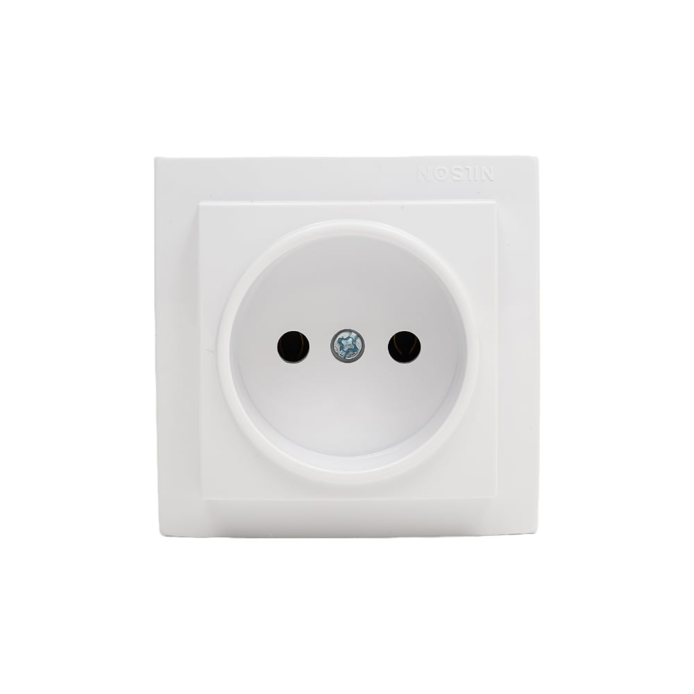 Изображение товара Розетка NILSON Themis naturel 1ОП белая IP20 для открытого монтажа