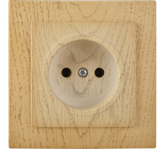 Изображение товара Розетка NILSON 1СП клен Touran wood 24281015