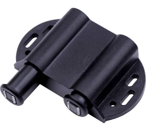 Изображение товара Магнитный держатель двойной для стеклянного фасада Marlok черный 014896