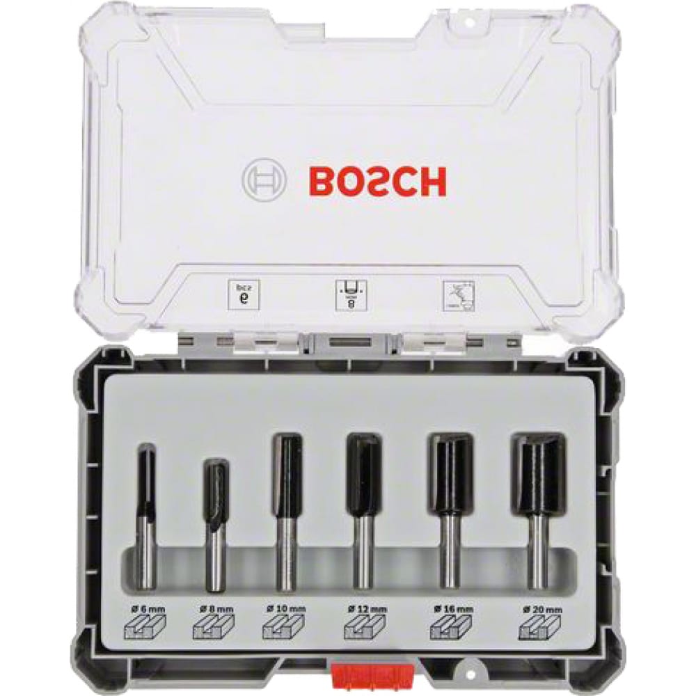Смешанный набор фрез Bosch