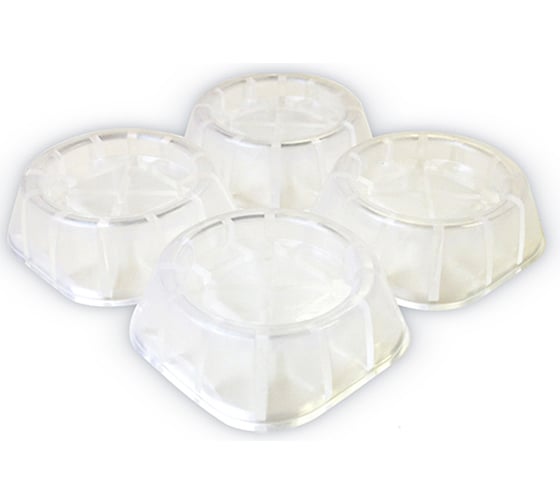 Изображение товара Антивибрационные подставки Мелодия цвета, прозрачные, 4 шт Ап-2