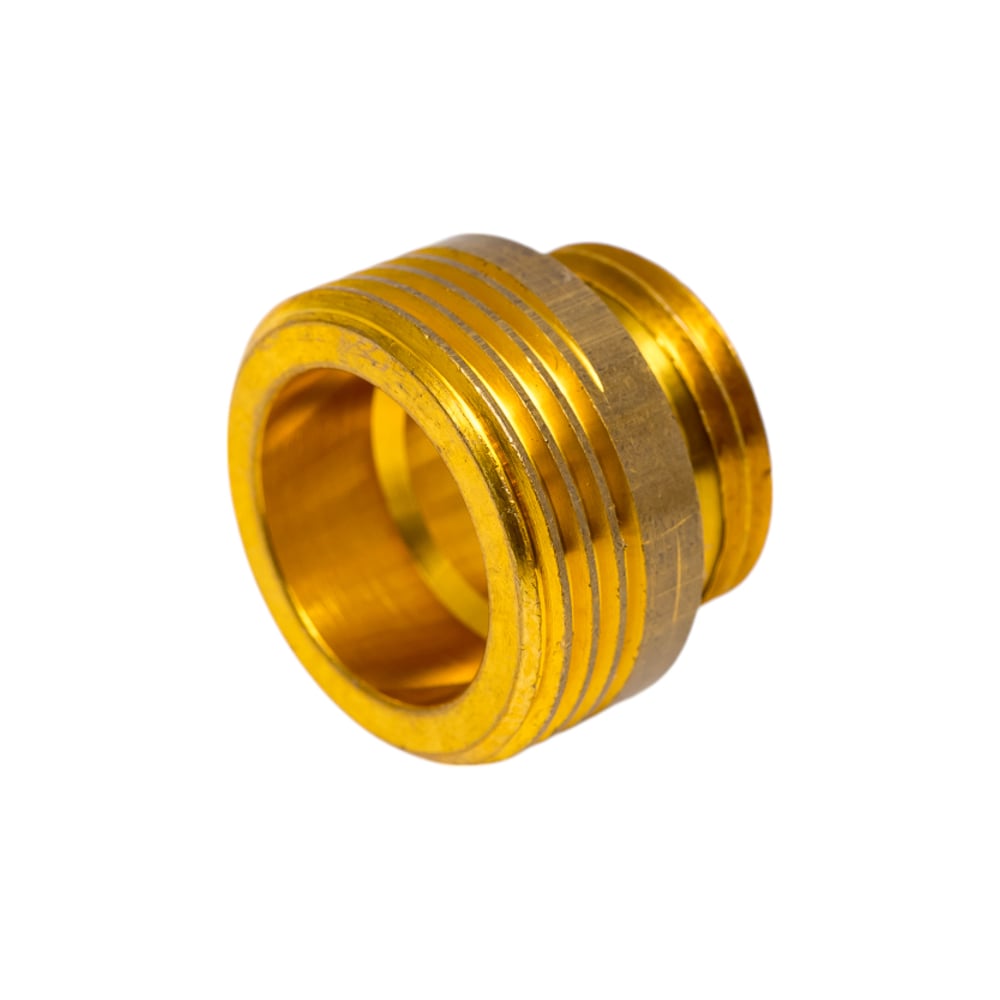 Изображение товара Ниппель Hoobs 1/2x3/4'' латунь переходной с плоским торцом