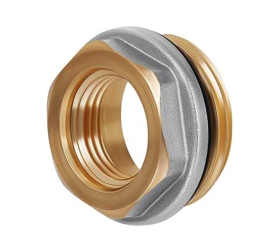 Изображение товара Переходник для спускника коллектора Hoobs 1"нр х 1/2"вр, с прокладкой HB-141510840