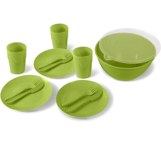 Изображение товара Набор посуды для пикника на 3 персоны Martika Трио С615