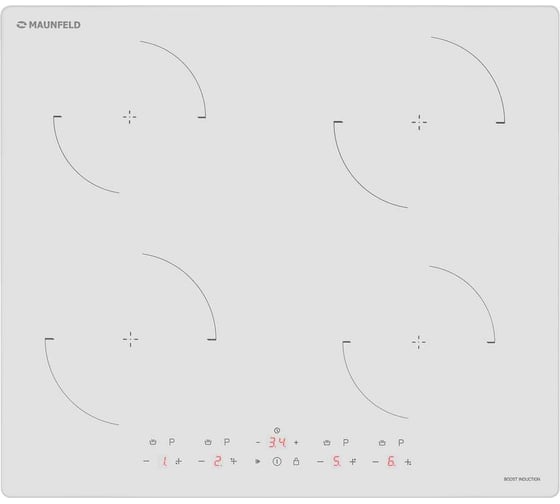 Изображение товара Индукционная варочная панель MAUNFELD CVI604EXWH