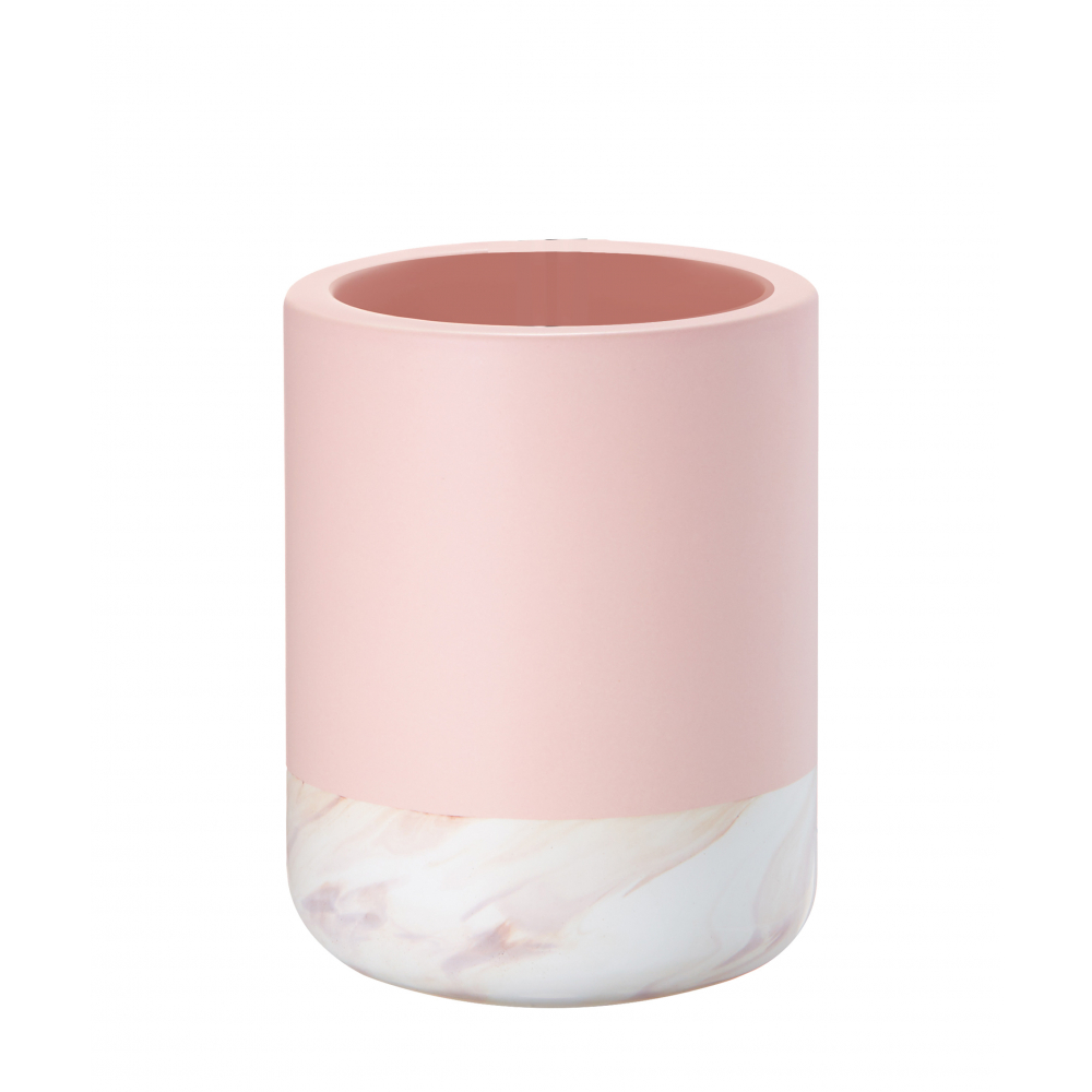фото Настольный стакан fora trendy розовый, керамика for-tr044