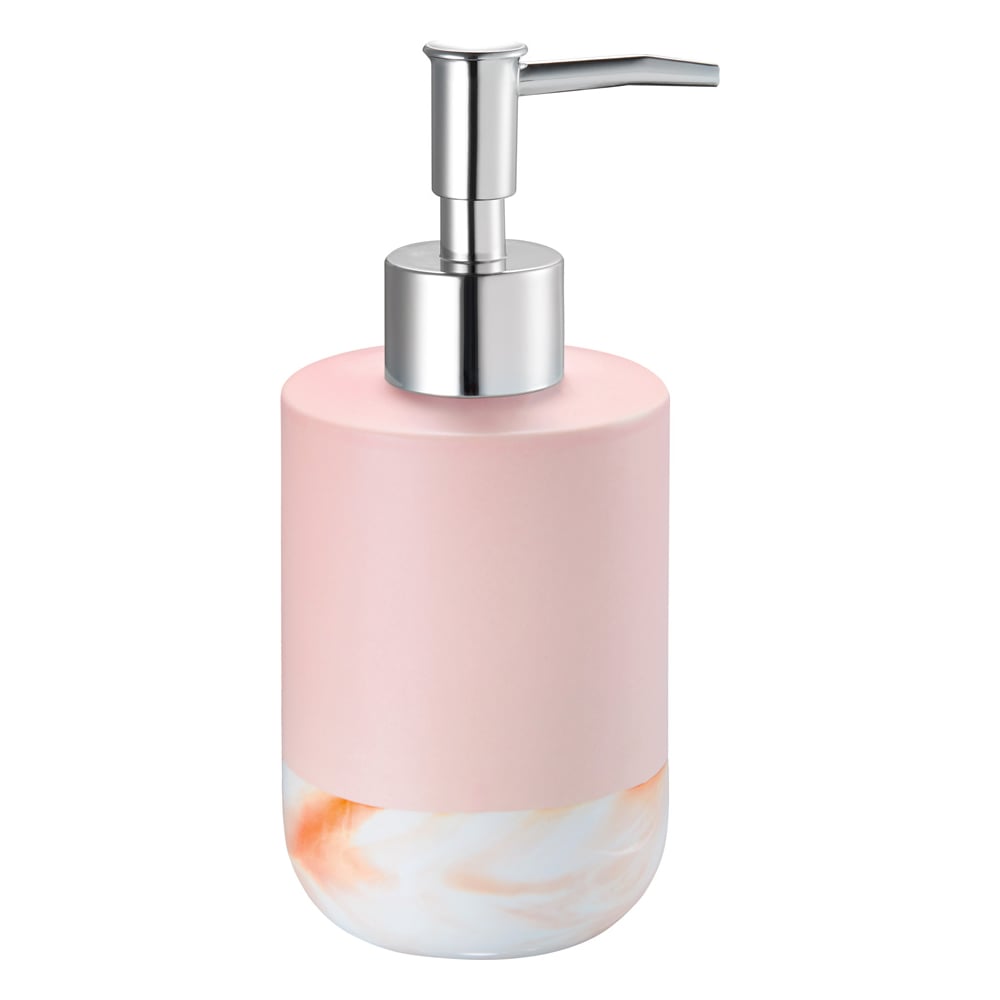 фото Дозатор для жидкого мыла fora настольный, розовый, керамика trendy for-tr021