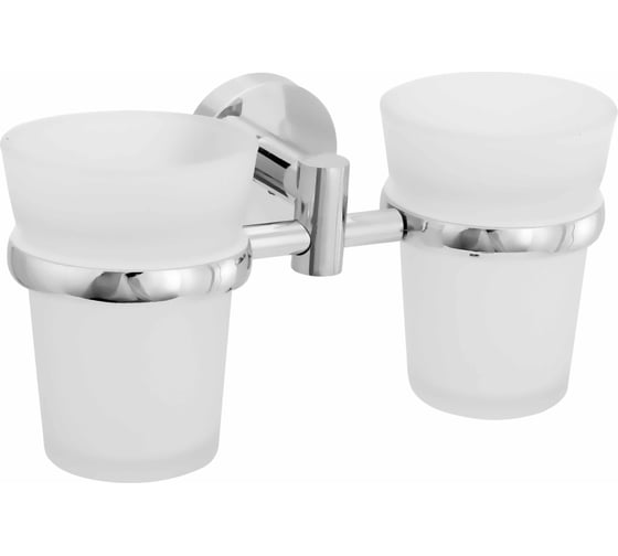 Изображение товара Двойной держатель Fora Лонг стеклянный настенный L039