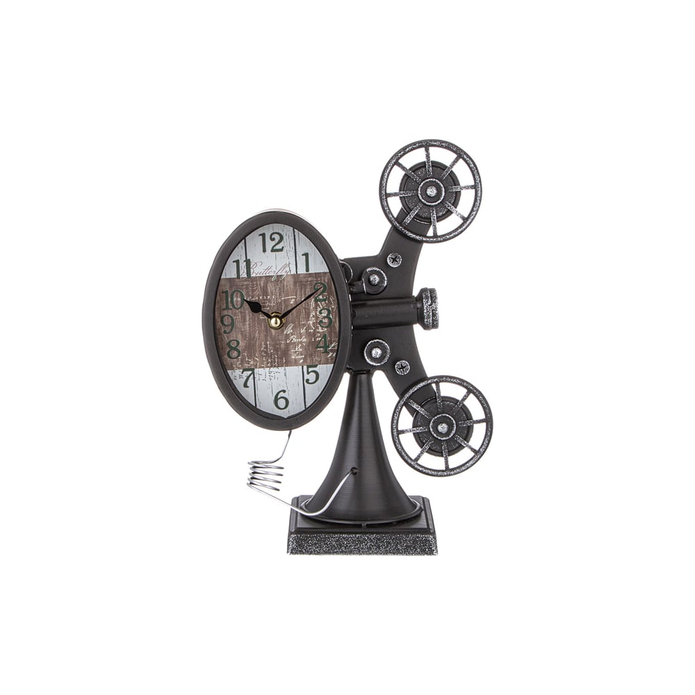 Изображение товара Настольные электронные часы Lefard 21.5x11x30 см кварцевые из МДФ и стекла