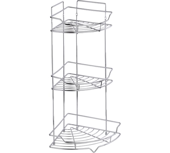 Изображение товара Полка Fora тройная, угловая, сектор KOR-436