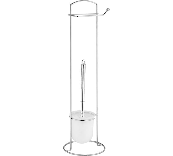 Изображение товара Напольная стойка с держателем для туалетной бумаги и ершиком FORA Corsa CT2930