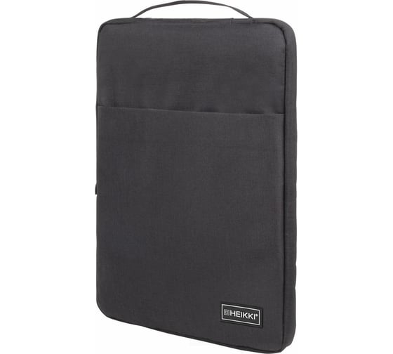Изображение товара Чехол для ноутбука HEIKKI Option 13-14'' (ХЕЙКИ), с ручкой и карманом, черный, 35,5x24x2,5 см, 272599