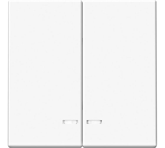 Изображение товара Выключатель с подсветкой 2-клавишный ArtGallery Systeme Electric 10 АХ, механизм, Белый GAL000153