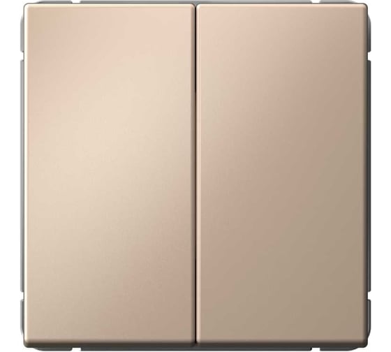 Изображение товара Выключатель 2-клавишный ArtGallery Systeme Electric 10 АХ механизм Песочный GAL001251