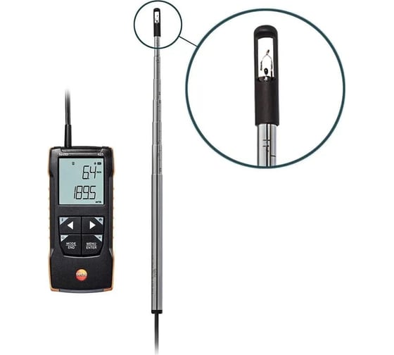 Изображение товара Анемометр Testo 425 с подключением через приложение 0563 0425