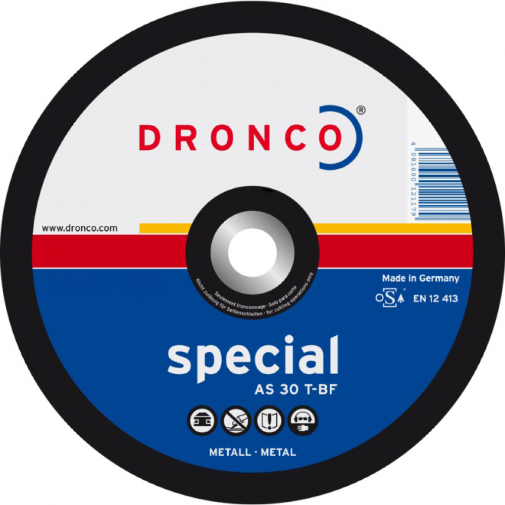 Диск отрезной по металлу DRONCO отрезной диск по нержавейке dronco