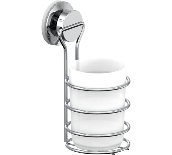 Изображение товара Стакан для ванной Fora Atlant одинарный, на присоске, пластиковый A044