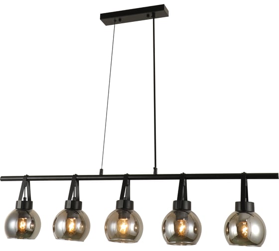 Изображение товара Люстра Schaffner 5xE27/40W (100 14 70) Corridoio 3525-5 BK