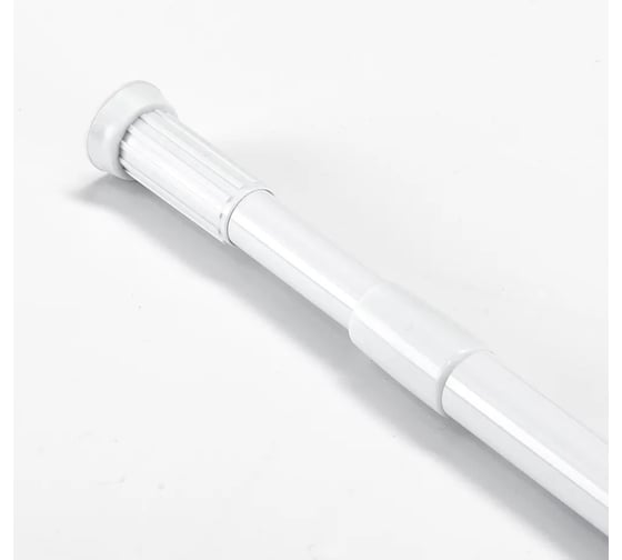 Изображение товара Карниз для ванной Ridberg телескопический облегченный 110 см, White 1212165