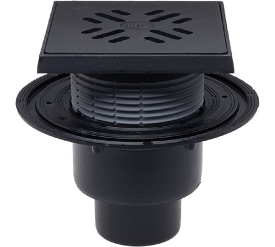 Изображение товара Трап HL с вертикальным выпуском DN50/75/110 c чугунной решеткой (1,5 т) HL 310NG