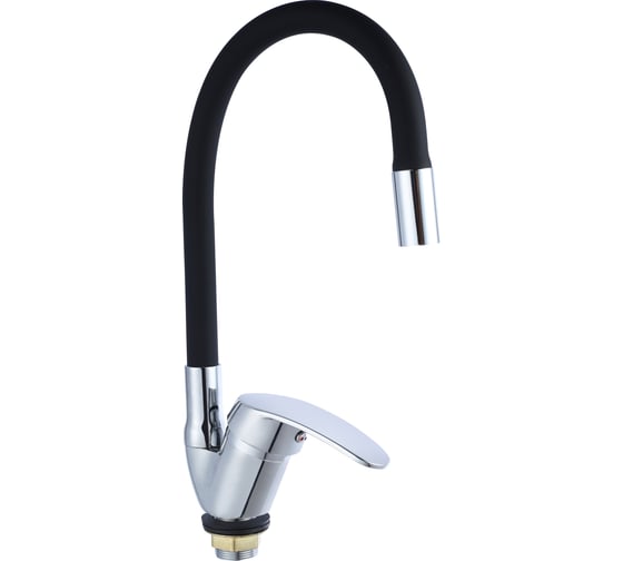 Изображение товара Смеситель для кухни TSARSBERG черный гибкий излив тип ГОСТ См-МОЦБА TSB-731-B02