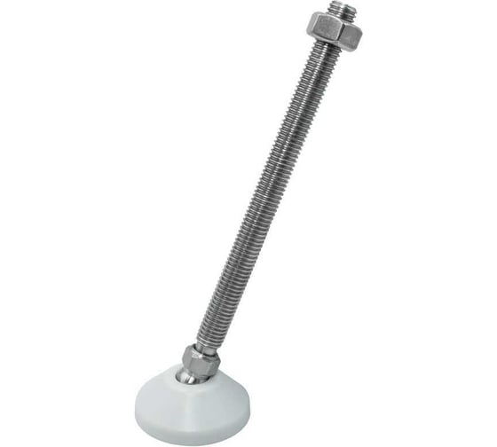 Изображение товара Регулируемая опора Алтервиа серая, M12x150, до 800 кг, нержавеющая сталь A00021.2205012150