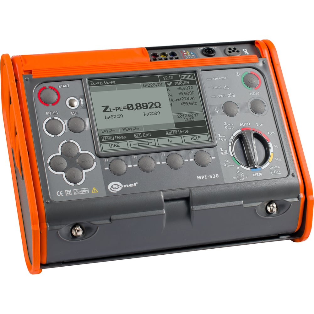 Изображение товара Измеритель электробезопасности SONEL MPI-530 WMR с подсветкой дисплея Изображение товара Измеритель электробезопасности SONEL MPI-530 WMR с подсветкой дисплея