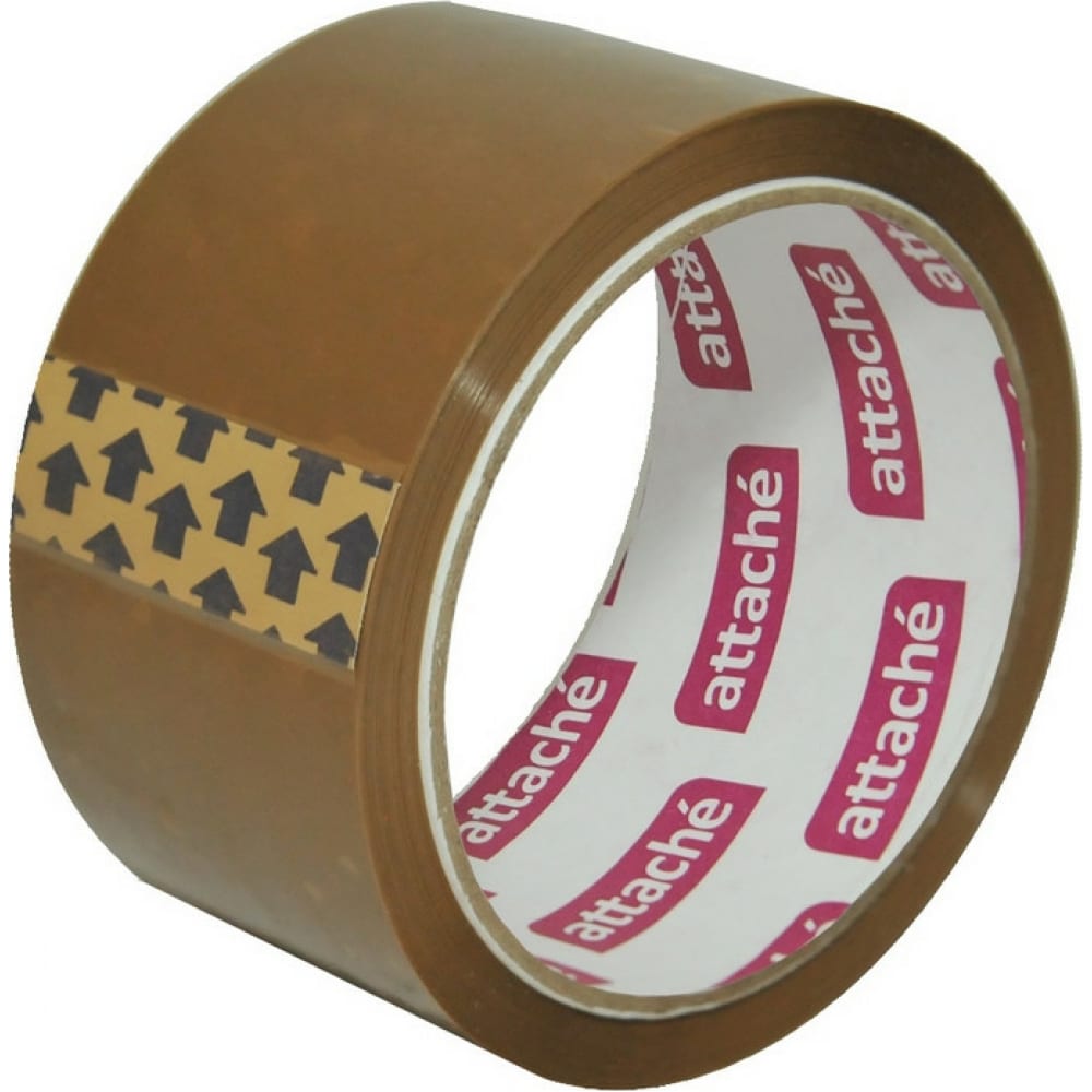 Упаковочная клейкая лента Attache лента бордюрная декоративная гофра высота 15 см коричневый