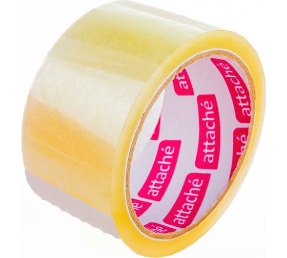 Изображение товара Упаковочная клейкая лента Attache 50 мм x 50 м, 40 мкм, прозрачная 143757