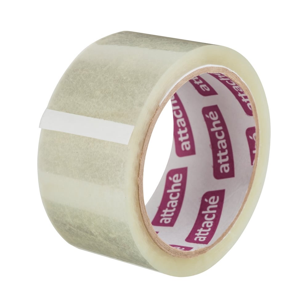 Упаковочная клейкая лента Attache лента упаковочная розовая микс 5 мм х 225 м
