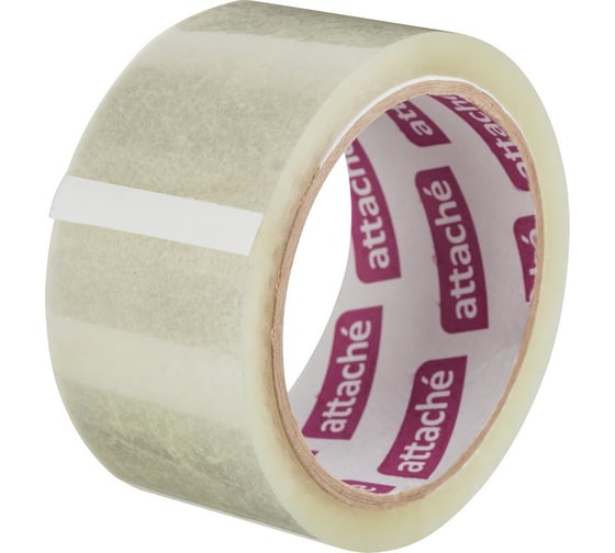Изображение товара Упаковочная клейкая лента Attache 48 мм х 45 м, 40 мкм, прозрачная, 6 шт. 1042781