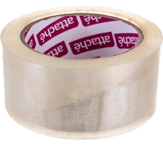 Изображение товара Упаковочная клейкая лента Attache 48 мм х 80 м, 45 мкм, прозрачная 314618