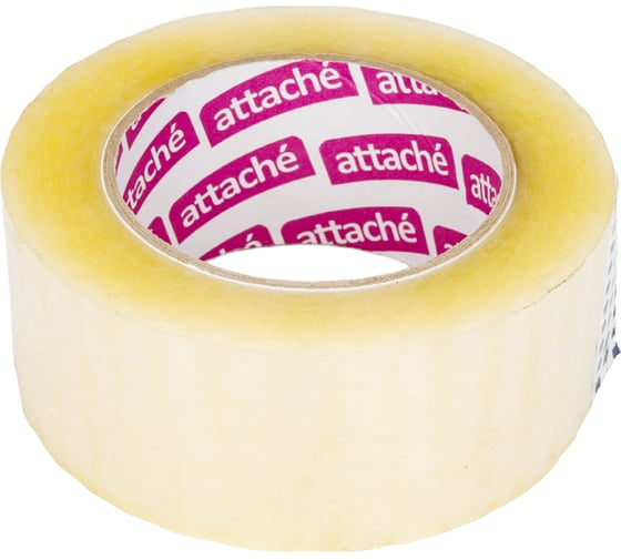 Изображение товара Упаковочная клейкая лента Attache 48 мм х 132 м, 45 мкм, прозрачная 107247