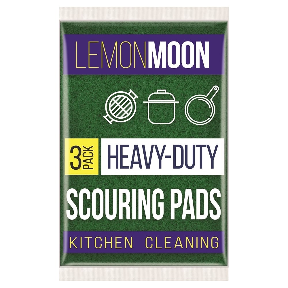 Изображение товара Абразивные салфетки Lemon Moon 150x100 650 г/м² 3 шт. L601 для кухни и уборки