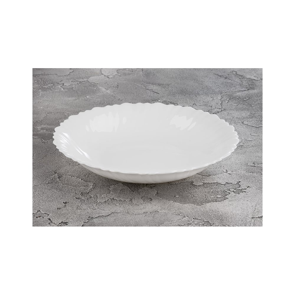 Изображение товара Суповая тарелка Mallony Dolche Vita 600 мл, опаловое стекло, круглая