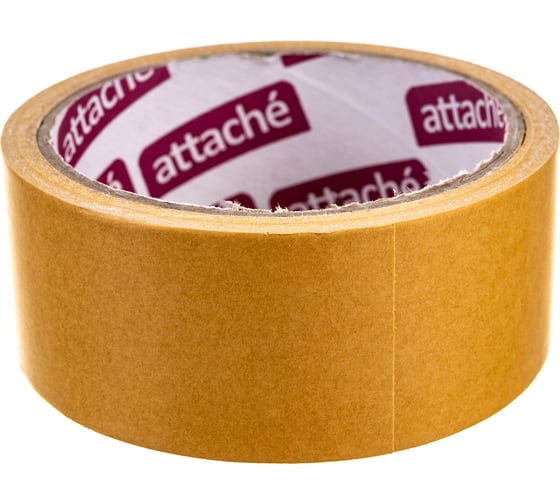 Изображение товара Двусторонняя клейкая лента Attache 38 мм х 10 м, полипропилен 107249