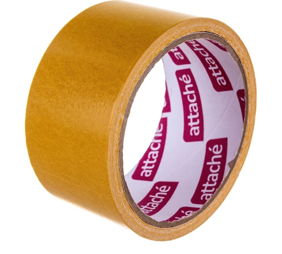 Изображение товара Двусторонняя клейкая лента Attache 48 мм х 10 м, полипропилен 107250