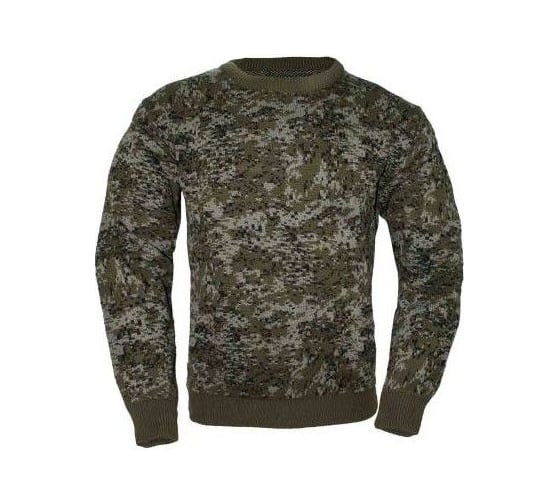 Изображение товара Свитер вязаный 7.62 зеленая цифра, размер 48 4610097064876