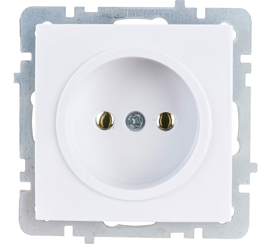 Изображение товара Розетка Nilson 1-местн. СУ , TOURAN-ALEGRA-THOR, белый 24110415
