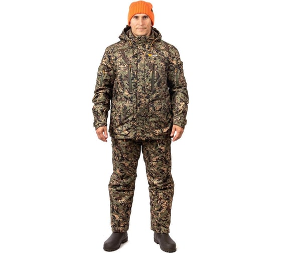 Изображение товара Костюм для охоты зимний -15° PRIDE Винчестер лес, размер 44-46 рост 170-176 4610097094040