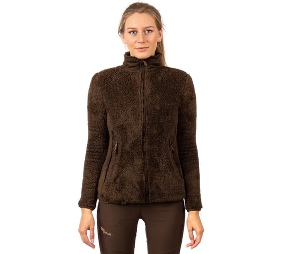 Изображение товара Толстовка женская флисовая PRIDE Манчестер коричневый, размер 56-58 рост 170-176 4610097086342