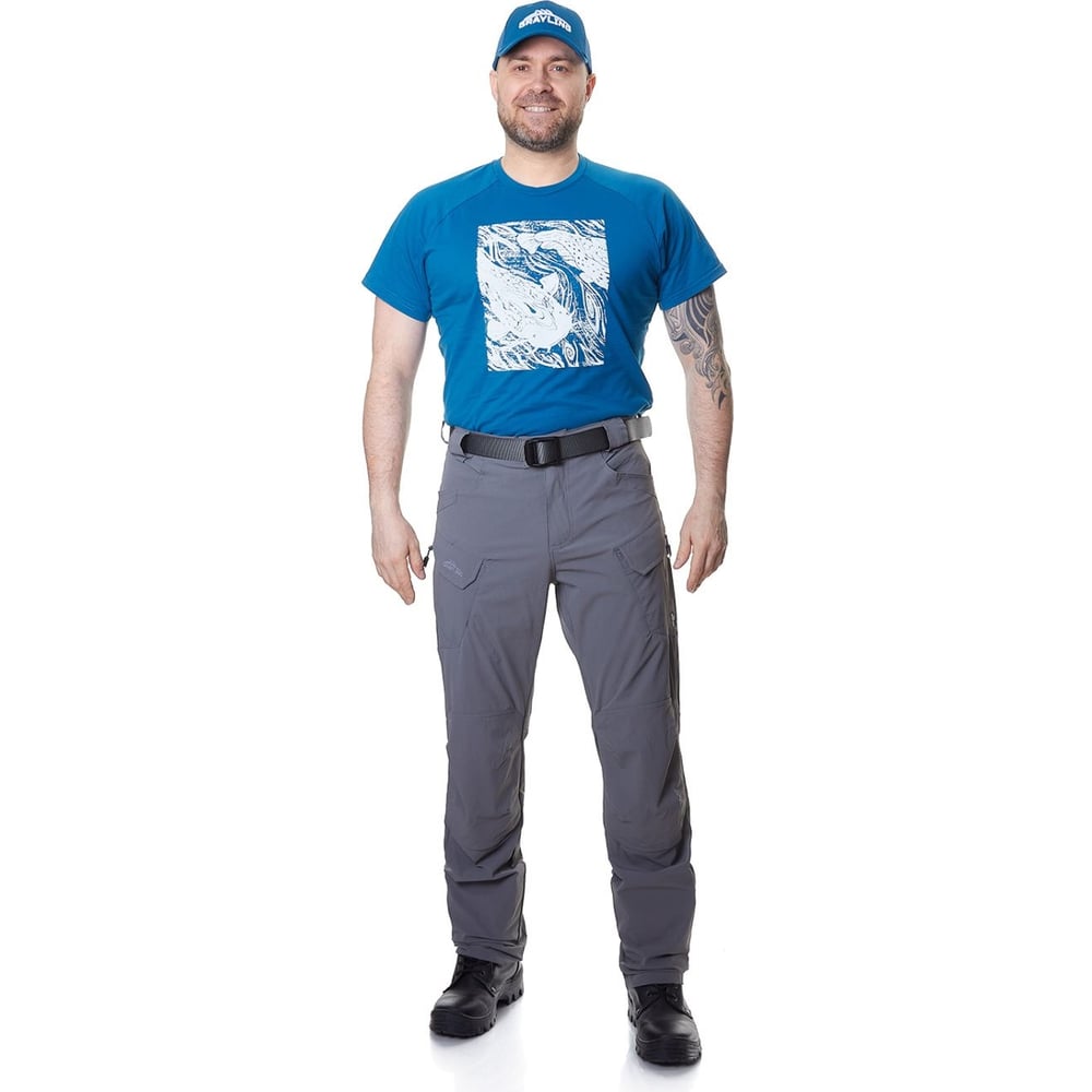 Изображение товара Каст брюки GRAYLING серые летние для мужчин размер 48-50