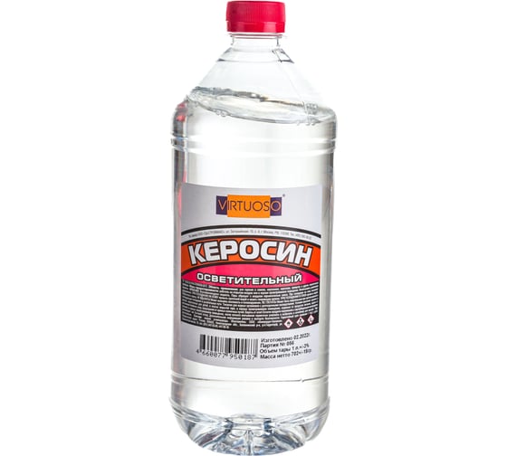Изображение товара Осветительный керосин VIRTUOSO 1л КО-25 ПЭТ 11595881