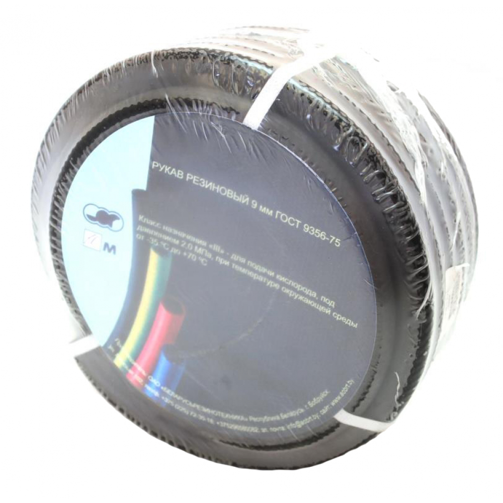 фото Рукав газовый кислородный черный (5 м; 6.3 мм; 3 кл) брт dk.1162.11065