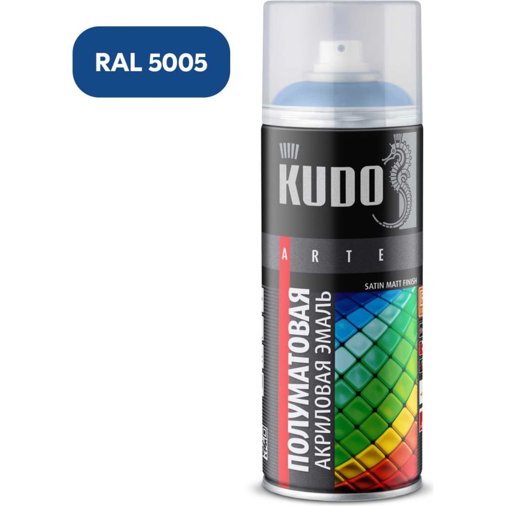 Универсальная эмаль KUDO универсальная эмаль kudo ral 5005 сигнальный синий 11601752