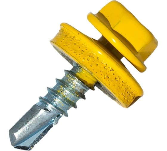 Изображение товара Саморез кровельный по дереву HARDWEX ТМ HWX2-W-P5-4.8x19 мм, св.№1, RUSPERT, RAL 1018, 250 5190024093012